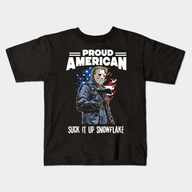 Proud American Kids T-Shirt by NineBlack
